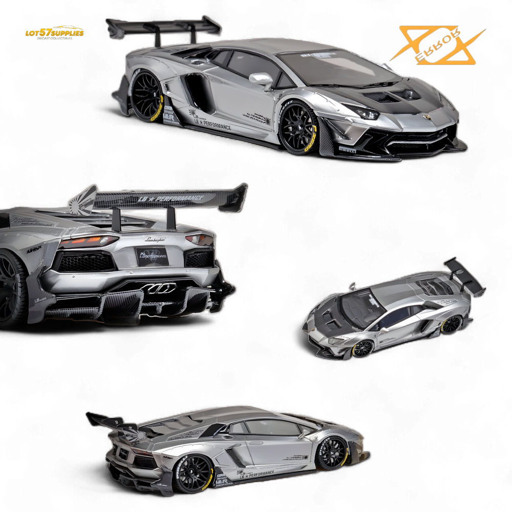 (Pre-Order) 404error LBWK Aventador 2.0 - Silver 1:64 (ONLINE ORDER ONLY)