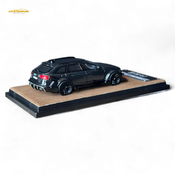 Qidian Model Audi RS6 Avant (C7) Crock Station wagon DTM Wide-Body Modified - Black 1/64 (ONLINE ORDER ONLY)