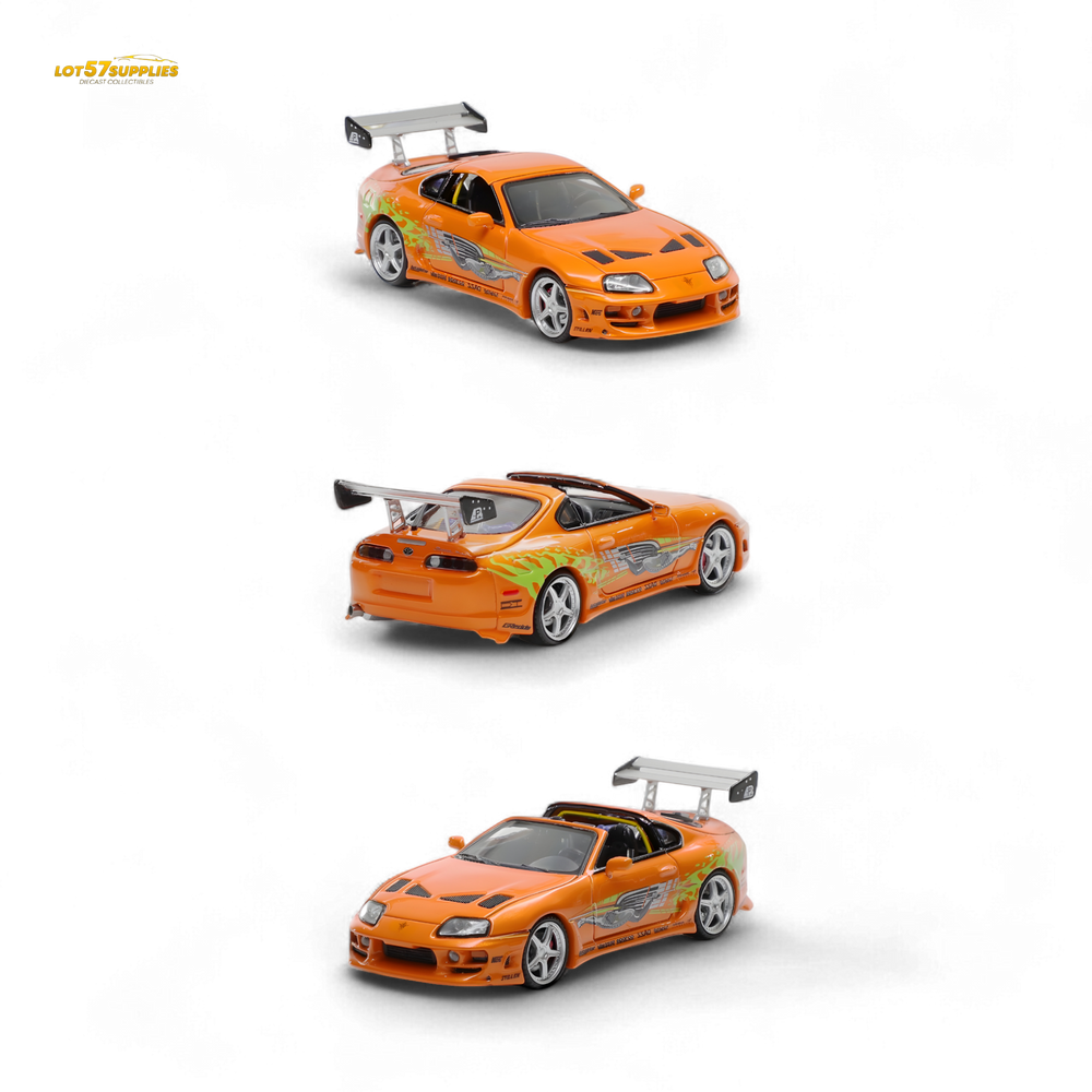 (Pre-Order) Fast Speed Supra Targa 4th Generation Bomex Version - FNF Orange Ordinary 1:64 (Online Order Only)