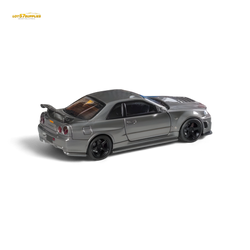 Fuji Skyline R34 GT-R Nismo Z-Tune - Gun Grey 1:64 (ONLINE ORDER ONLY)