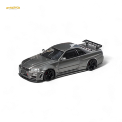 Fuji Skyline R34 GT-R Nismo Z-Tune - Gun Grey 1:64 (ONLINE ORDER ONLY)