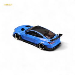 SW BMW G82 M4 Wide-Body Modified - Portimao Blue 1:64 (ONLINE ORDER ONLY)