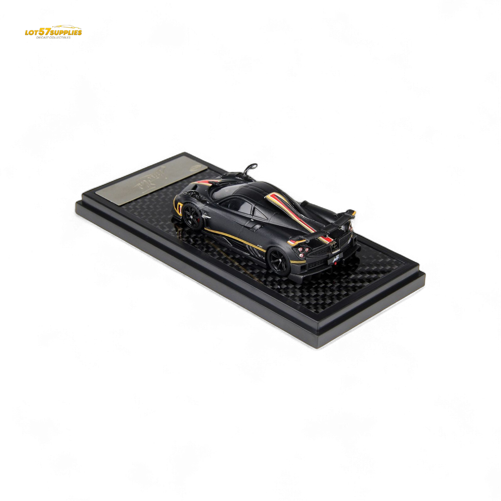 (Pre-Order) LCD Pagani Imola - Matte Black Carbon 1:64 (ONLINE ORDER ONLY)