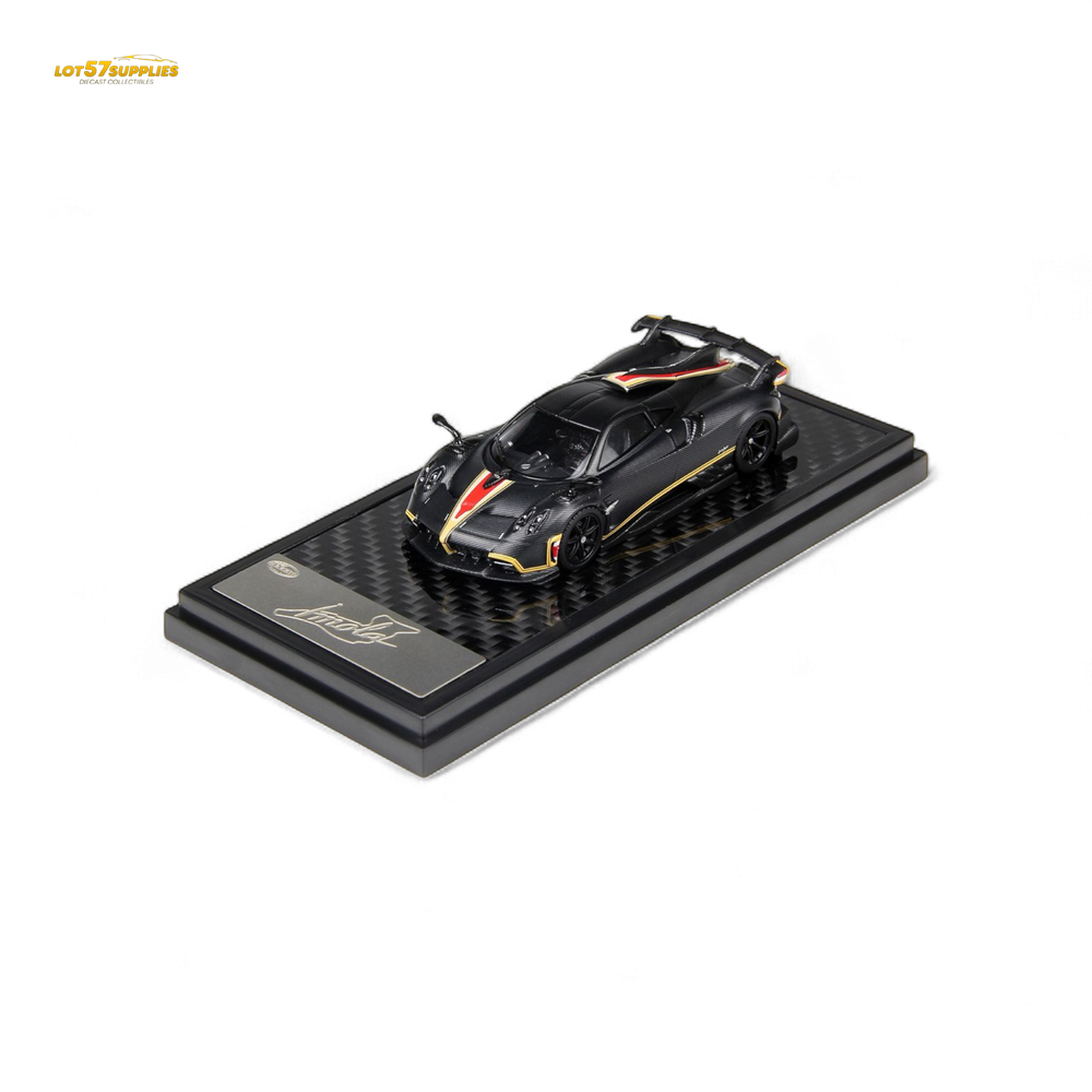 (Pre-Order) LCD Pagani Imola - Matte Black Carbon 1:64 (ONLINE ORDER ONLY)