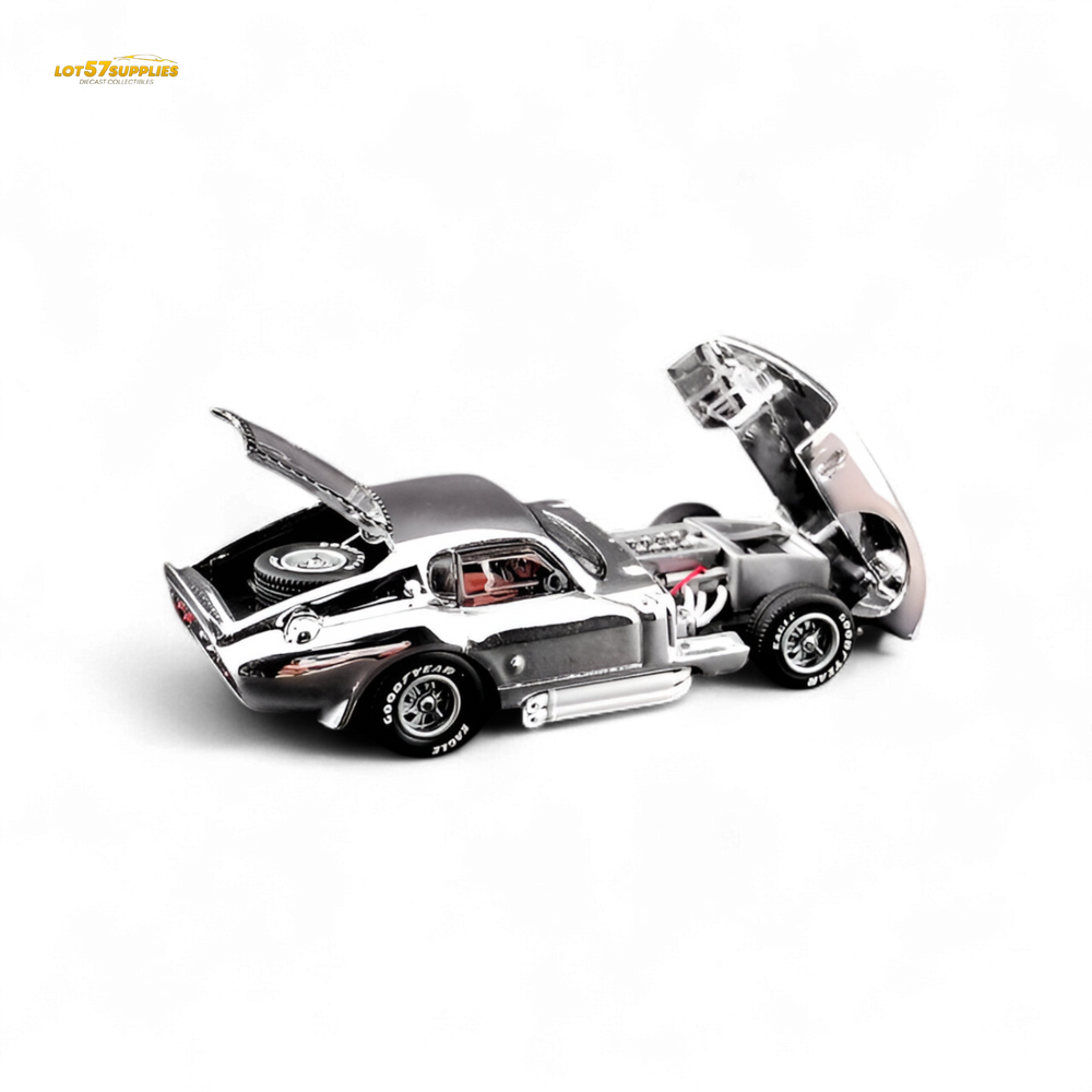 Fine Works64 Shelby Daytona - Chrome Silver 1:64 (ONLINE ORDER ONLY)