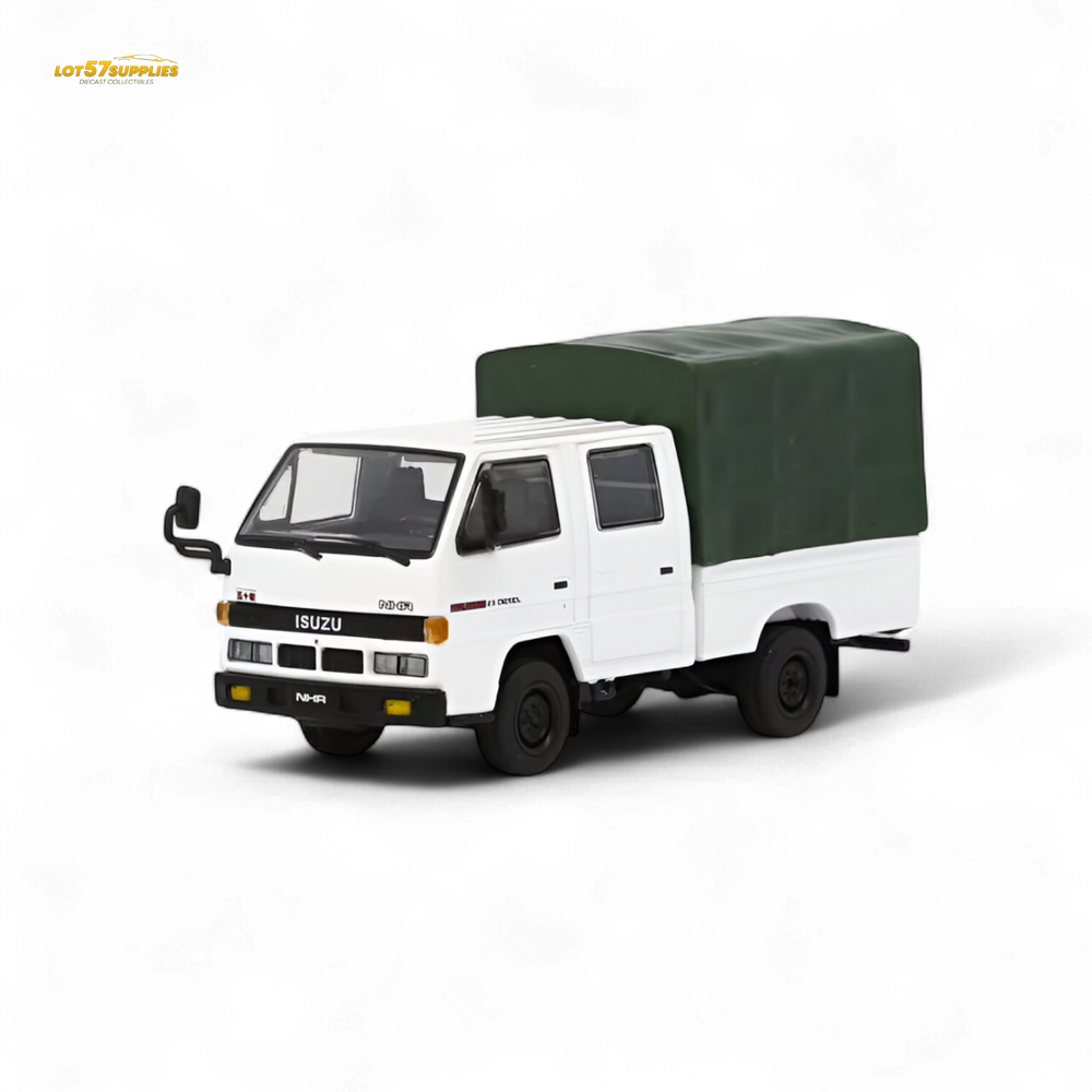 Model 1 Isuzu Covered Truck - White 1:64 (ONLINE ORDER ONLY)