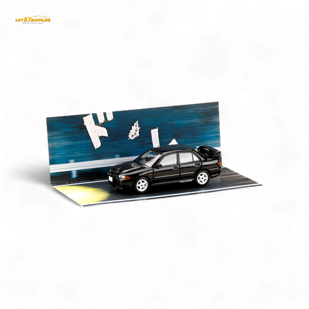(Pre-Order) Hobby Japan Mitsubishi Lancer RS Evolution III - Black 1:64 (ONLINE ORDER ONLY)