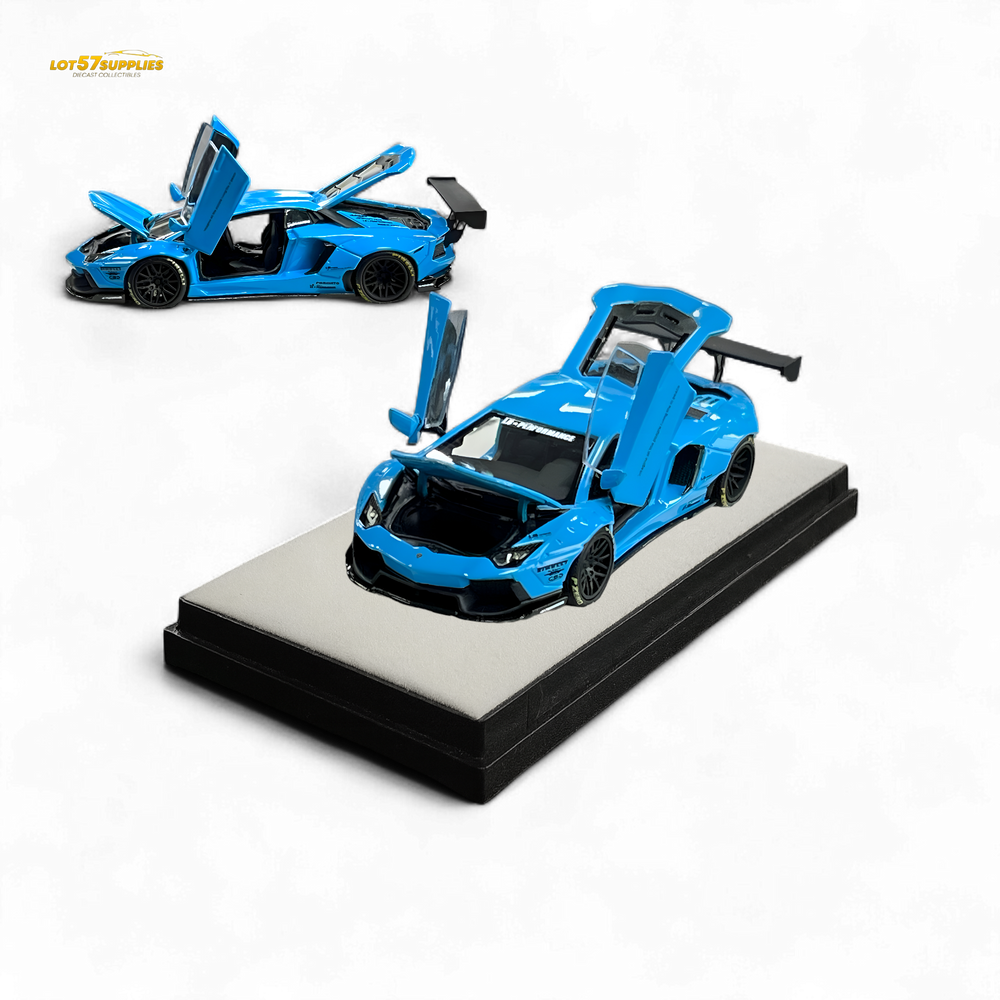 (Pre-Order) Pgm Lamborghini LP700-4 - BB Blue Ordinary Version 1:64 (ONLINE ORDER ONLY)