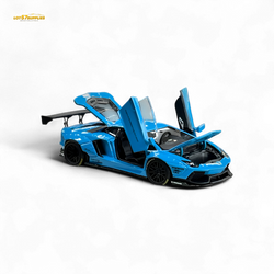 (Pre-Order) Pgm Lamborghini LP700-4 - BB Blue Ordinary Version 1:64 (ONLINE ORDER ONLY)