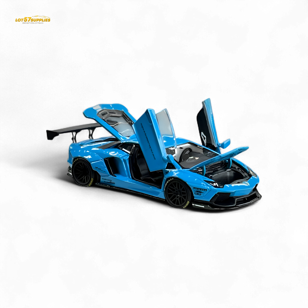 (Pre-Order) Pgm Lamborghini LP700-4 - BB Blue Luxury Version 1:64 (ONLINE ORDER ONLY)