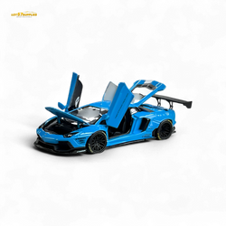 (Pre-Order) Pgm Lamborghini LP700-4 - BB Blue Luxury Version 1:64 (ONLINE ORDER ONLY)