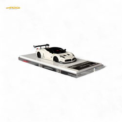 Flame Supercar LB458GT LB Wide-Body - White 1:64 Resin (ONLINE ORDER ONLY)