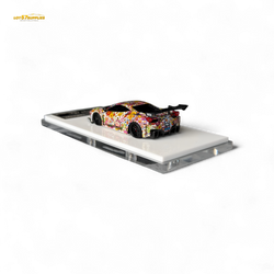 Flame Supercar LB458GT LB Wide-Body - Takashi Murakami Flower Livery - Glows in dark 1:64 Resin (ONLINE ORDER ONLY)