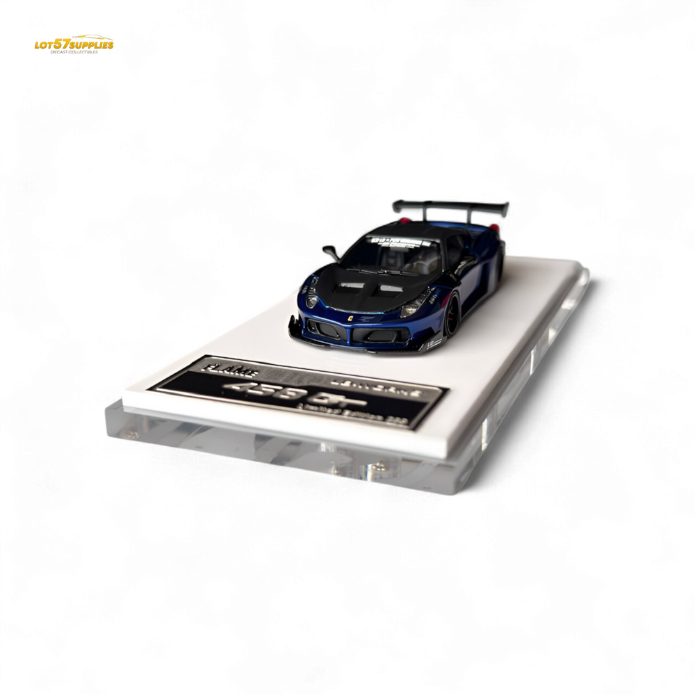 Flame Supercar LB458GT - Metallic Blue 1:64 Resin (ONLINE ORDER ONLY)