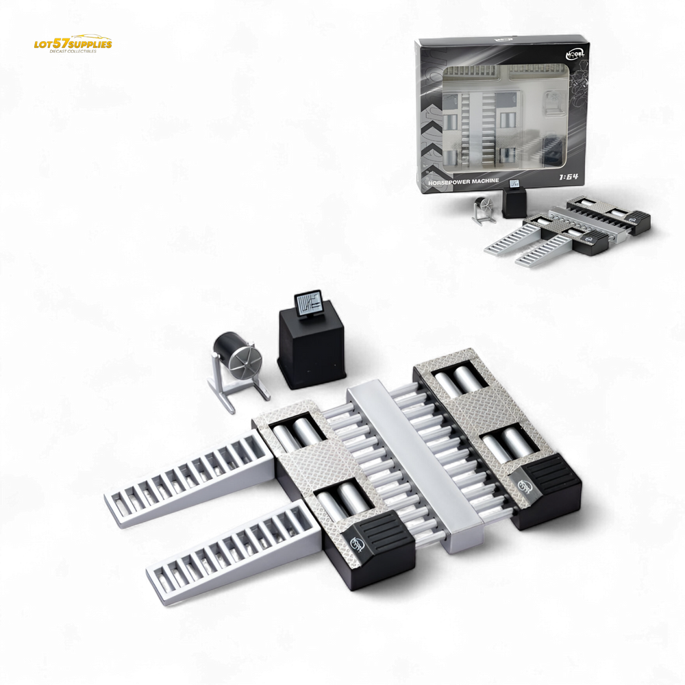 (Pre-Order) ModelModel 1:64 Horsepower Dyno Machine - Black 1:64 (ONLINE ORDER ONLY)