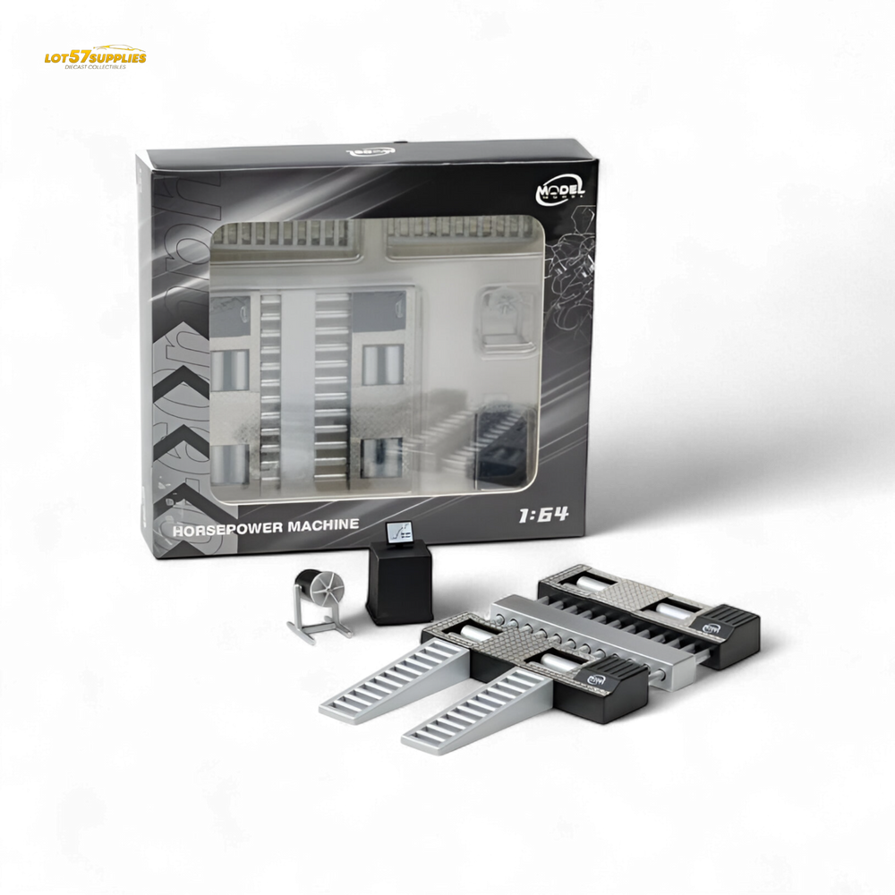 (Pre-Order) ModelModel 1:64 Horsepower Dyno Machine - Black 1:64 (ONLINE ORDER ONLY)