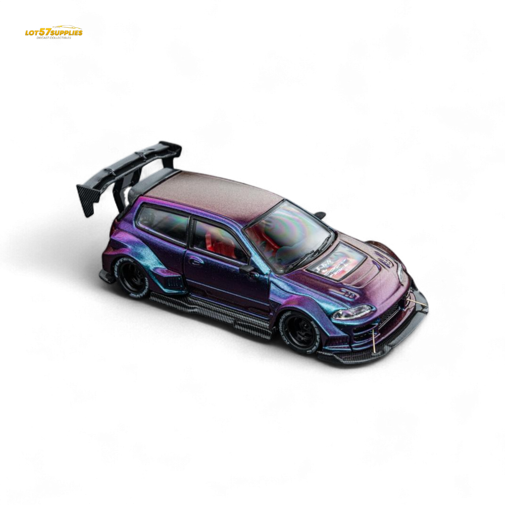 DCM Kevmannz 1996 EG6 Hatchback Chameleon Short Spoiler 1:64