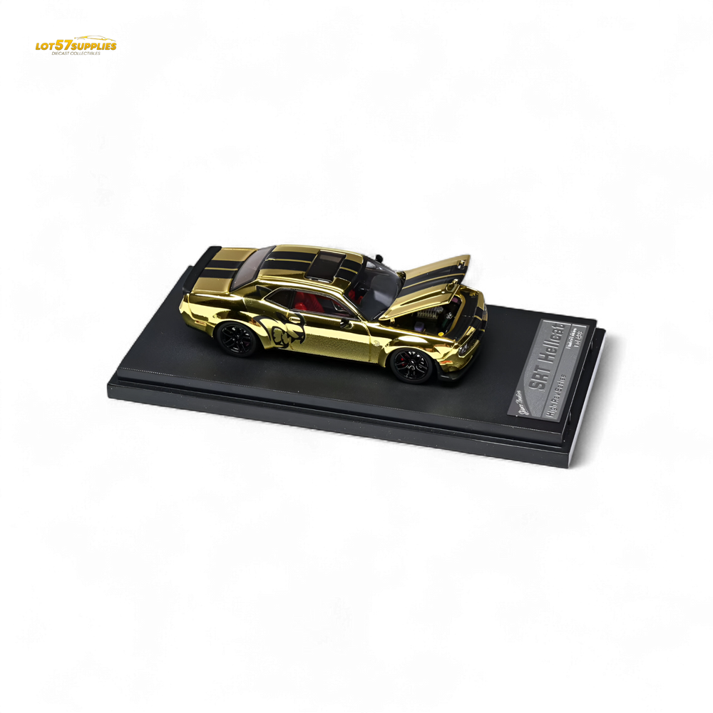 (Pre-Order) Stance Hunters Dodge Challenger SRT Hellcat - Gold 1:64 (ONLINE ORDER ONLY)