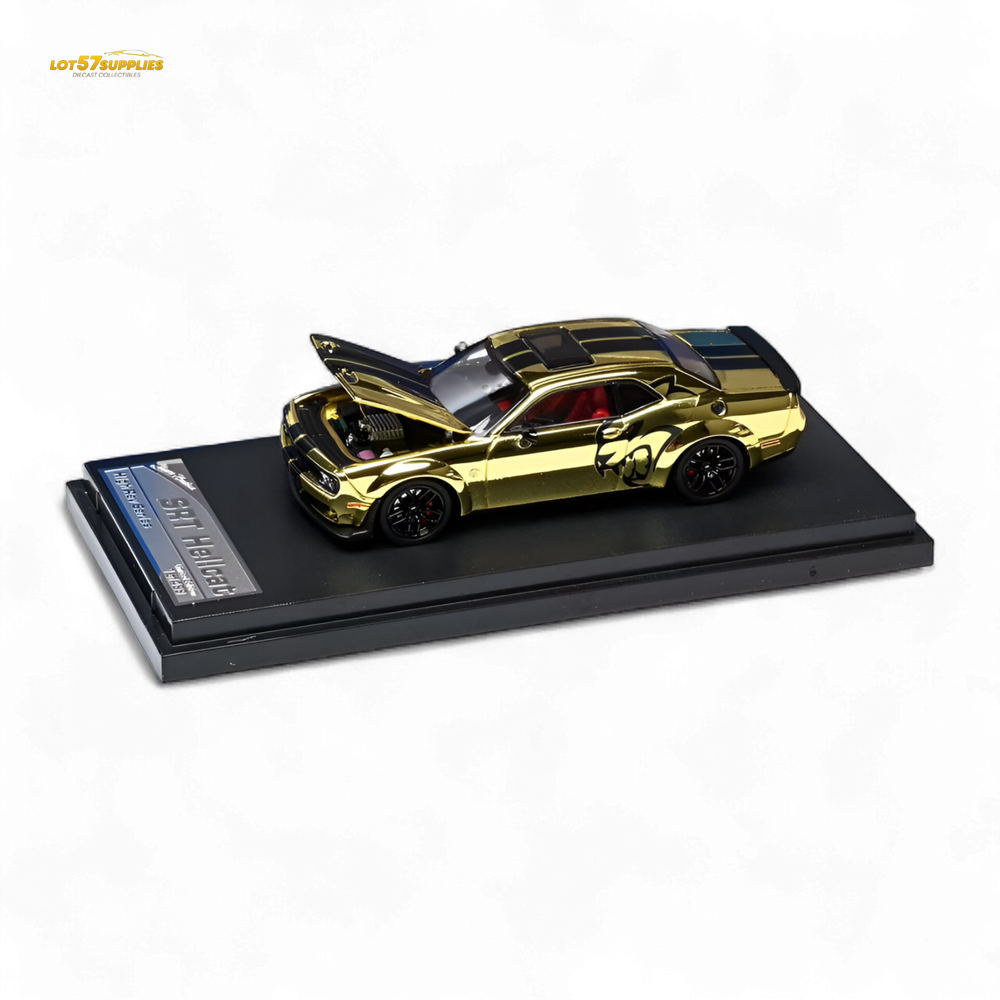 (Pre-Order) Stance Hunters Dodge Challenger SRT Hellcat - Gold 1:64 (ONLINE ORDER ONLY)