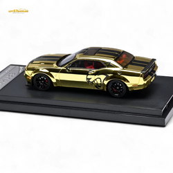 (Pre-Order) Stance Hunters Dodge Challenger SRT Hellcat - Gold 1:64 (ONLINE ORDER ONLY)