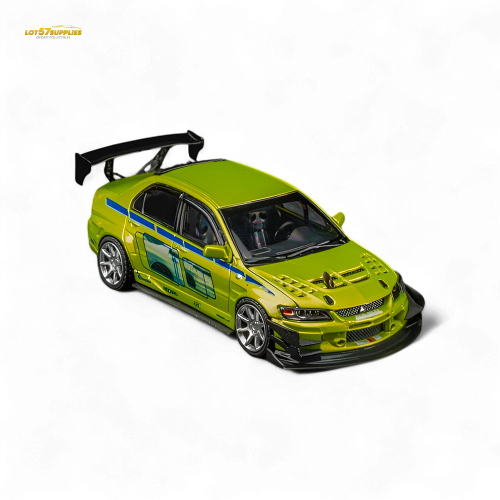 (Pre-Order) Findclassically Mitsubishi 9th Generation - FNF Bryan Livery Green 1:64 (ONLINE ORDER ONLY)