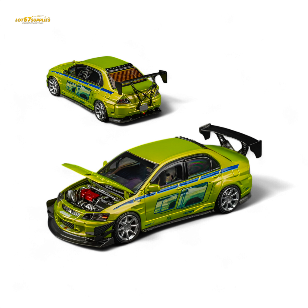 (Pre-Order) Findclassically Mitsubishi 9th Generation - FNF Bryan Livery Green 1:64 (ONLINE ORDER ONLY)