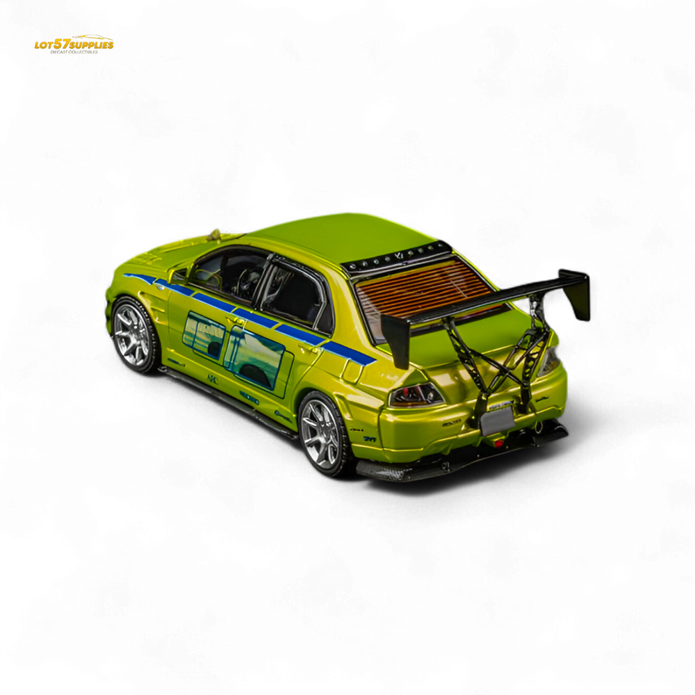 (Pre-Order) Findclassically Mitsubishi 9th Generation - FNF Bryan Livery Green 1:64 (ONLINE ORDER ONLY)