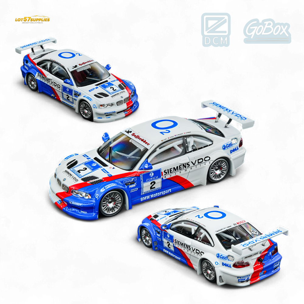 (Pre-Order) DCM & GOBOX M3 GTR E46 - SIEMENS 2 1:64 (ONLINE ORDER ONLY)