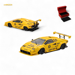(Pre-Order) Vision64 LB Lamborghini Countach Luxury Version - Yellow 1:64 (ONLINE ORDER ONLY)