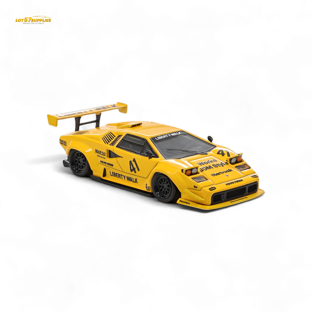 (Pre-Order) Vision64 LB Lamborghini Countach Luxury Version - Yellow 1:64 (ONLINE ORDER ONLY)