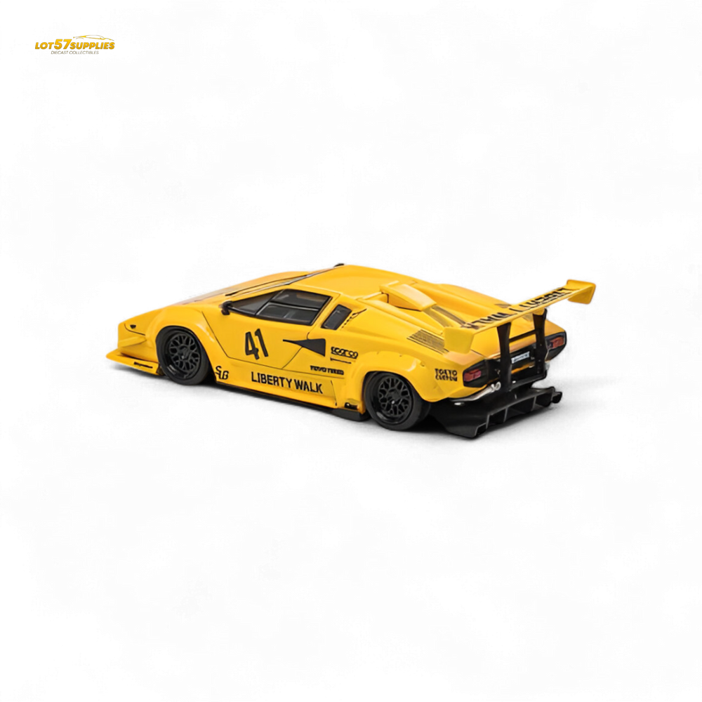 (Pre-Order) Vision64 LB Lamborghini Countach Luxury Version - Yellow 1:64 (ONLINE ORDER ONLY)