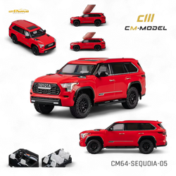 (Pre-Order) CM Model Toyota Sequoia - Red 1:64 (ONLINE ORDER ONLY)