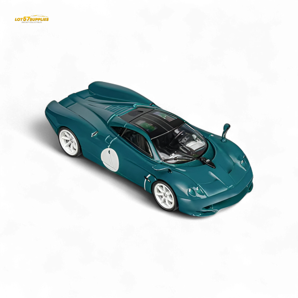 (Pre-Order) CM Model Pagani Codalunga - Green 1:64 (ONLINE ORDER ONLY)