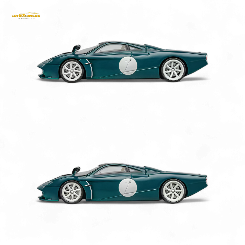 (Pre-Order) CM Model Pagani Codalunga - Green 1:64 (ONLINE ORDER ONLY)