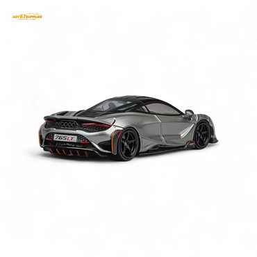 (Pre-Order) CM Model McLaren 765LT - Silver Gray 1:64 (ONLINE ORDER ONLY)