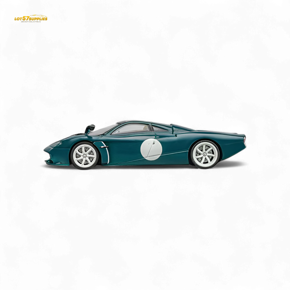 (Pre-Order) CM Model Pagani Codalunga - Green 1:64 (ONLINE ORDER ONLY)