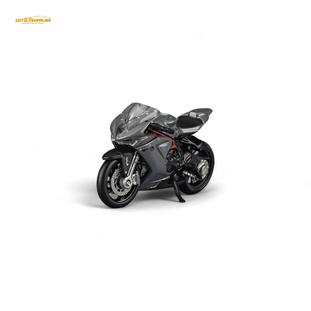 (Pre-Order) CM Model MV Agusta F3 Rosso - Metallic Gray 1:64 (ONLINE ORDER ONLY)