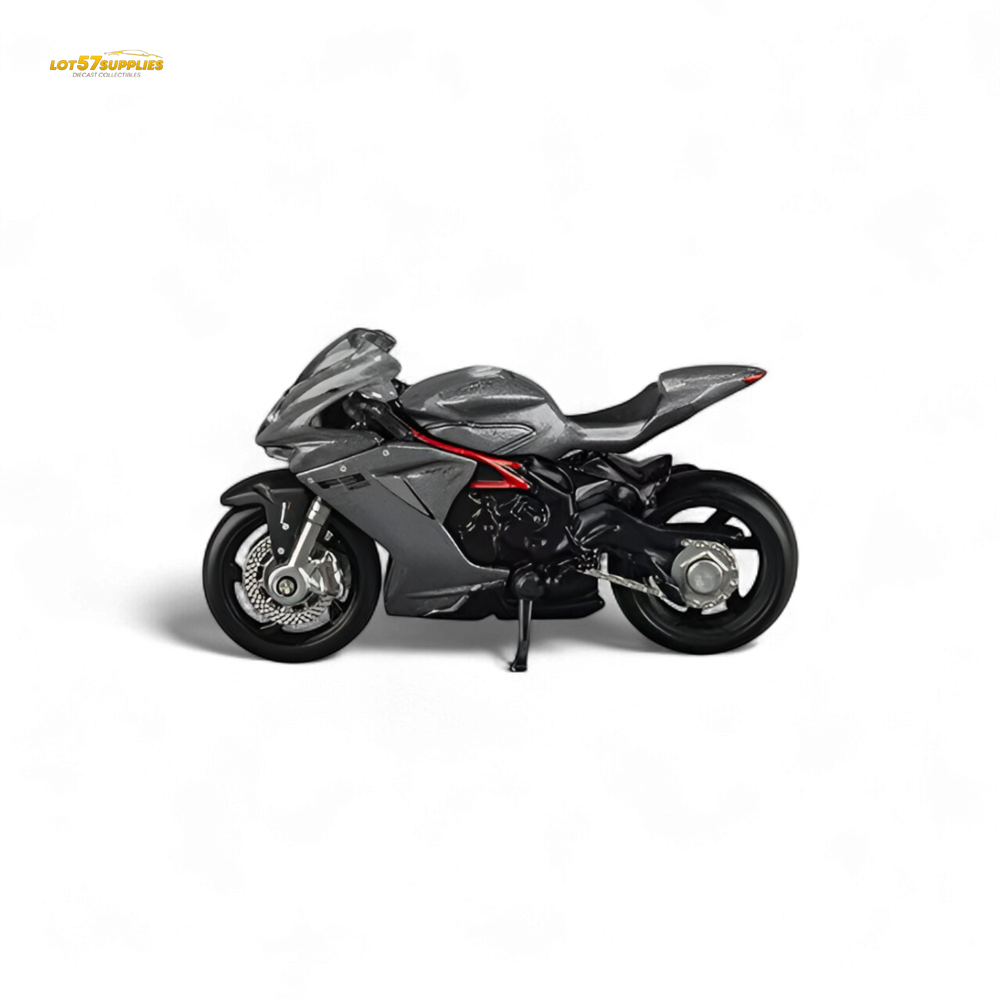 (Pre-Order) CM Model MV Agusta F3 Rosso - Metallic Gray 1:64 (ONLINE ORDER ONLY)