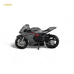 (Pre-Order) CM Model MV Agusta F3 Rosso - Metallic Gray 1:64 (ONLINE ORDER ONLY)