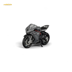 (Pre-Order) CM Model MV Agusta F3 Rosso - Metallic Gray 1:64 (ONLINE ORDER ONLY)