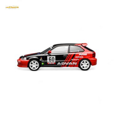 (Pre-Order) Motorhelix Honda Civic Type R (EK9) - Advan Livery 1:64 (ONLINE ORDER ONLY)