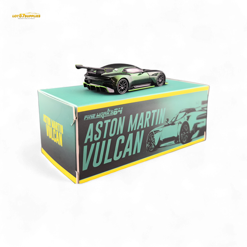 Fine Works64 Aston Martin Vulcan - Chameleon Green (2025 Foshan Convention and Exhibition) 1:64 (ONLINE ORDER ONLY)