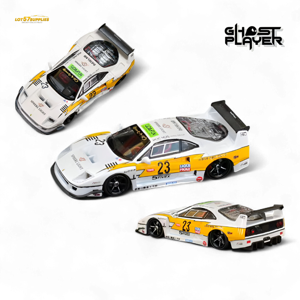 (Pre-Order) Ghost Player LBWK F40 - Yellow Flash #23 1:64 (ONLINE ORDER ONLY)