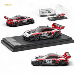(Pre-Order) HKM 911 GT3 R Rennsport - Red-White #911 1:64 (ONLINE ORDER ONLY)