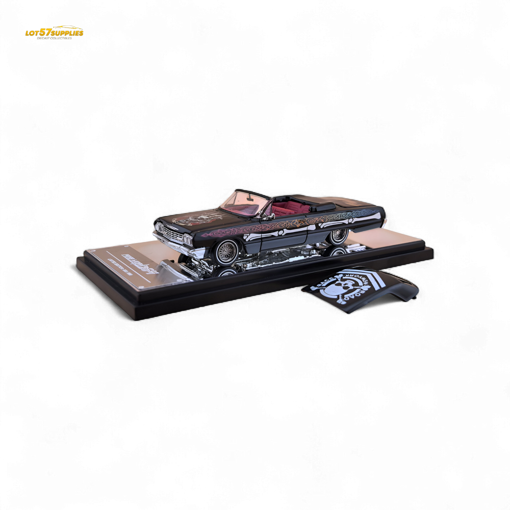 Fine Works64 Impala Lowrider - Skull Livery Ordinary 1:64 (ONLINE ORDER ONLY)
