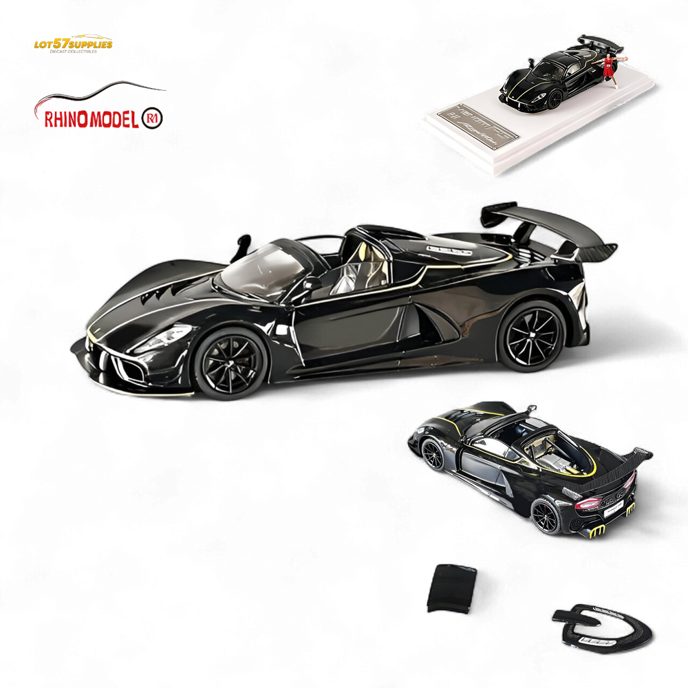 Rhino Model RM Hennessey Venom F5 - Black 1:64 (ONLINE ORDER ONLY)