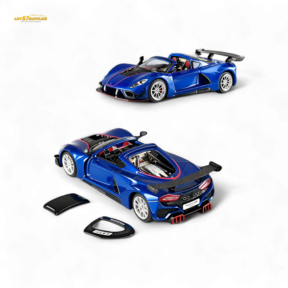 Rhino Model RM Hennessey Venom F5 - Blue 1:64 (ONLINE ORDER ONLY)