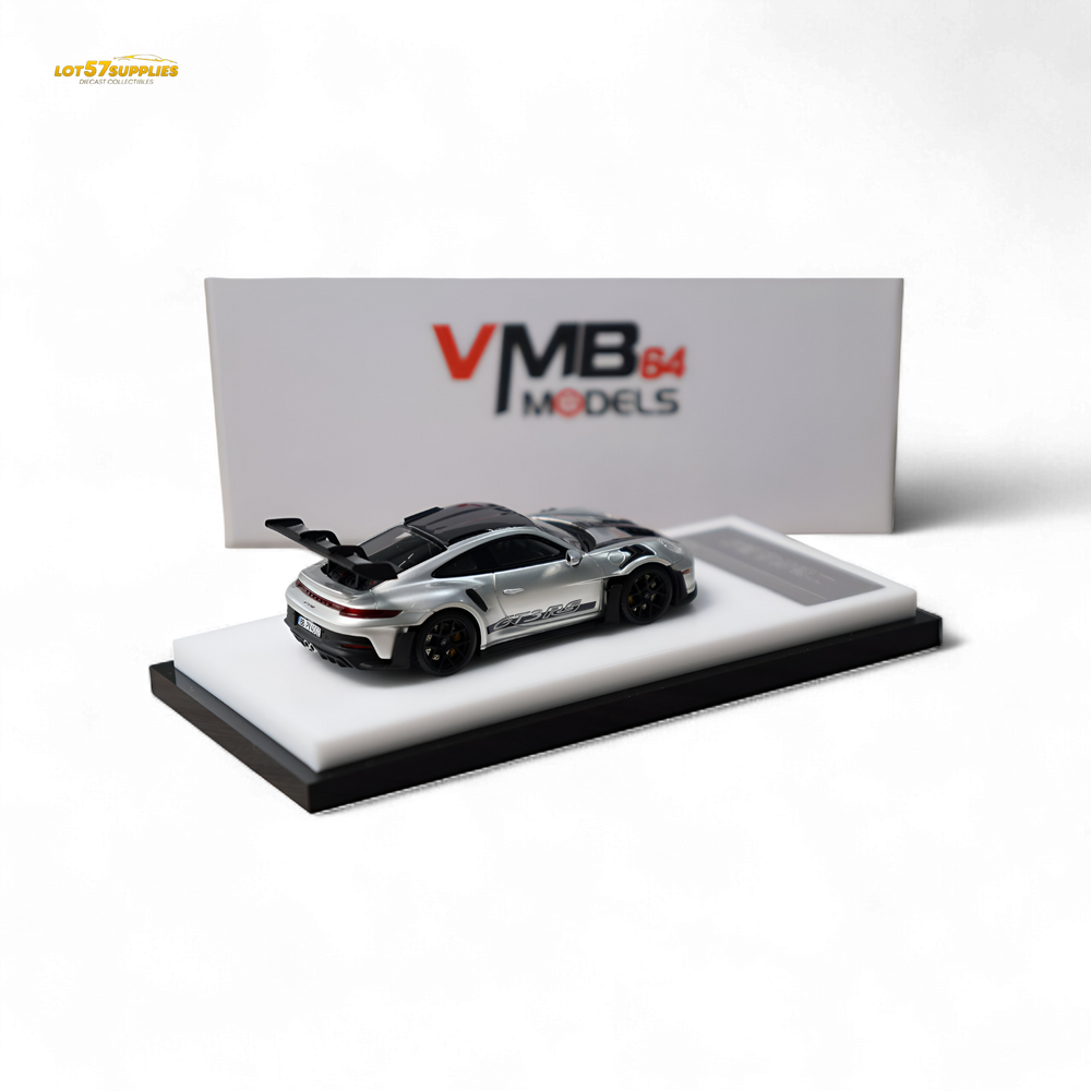 (Pre-Order) VMB Porsche 992 GT3 RS - GT Silver 1:64 (ONLINE ORDER ONLY)