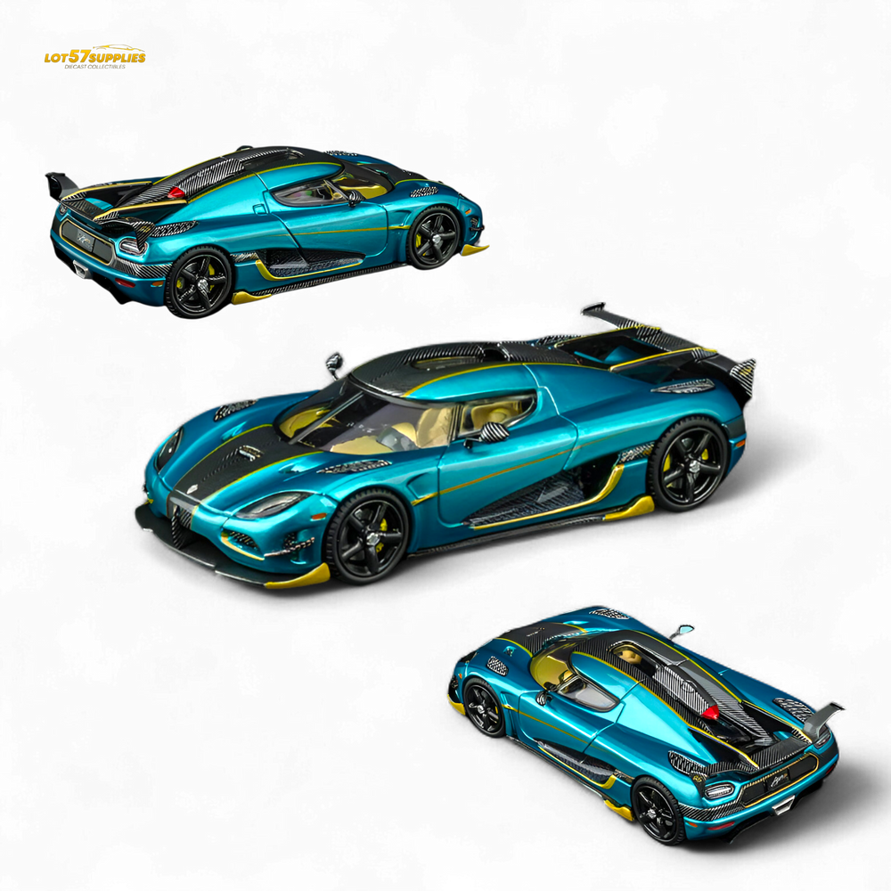 (Pre-Order) TPC Agera RS - Peacock Blue 1:64 (ONLINE ORDER ONLY)