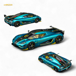 (Pre-Order) TPC Agera RS - Peacock Blue 1:64 (ONLINE ORDER ONLY)